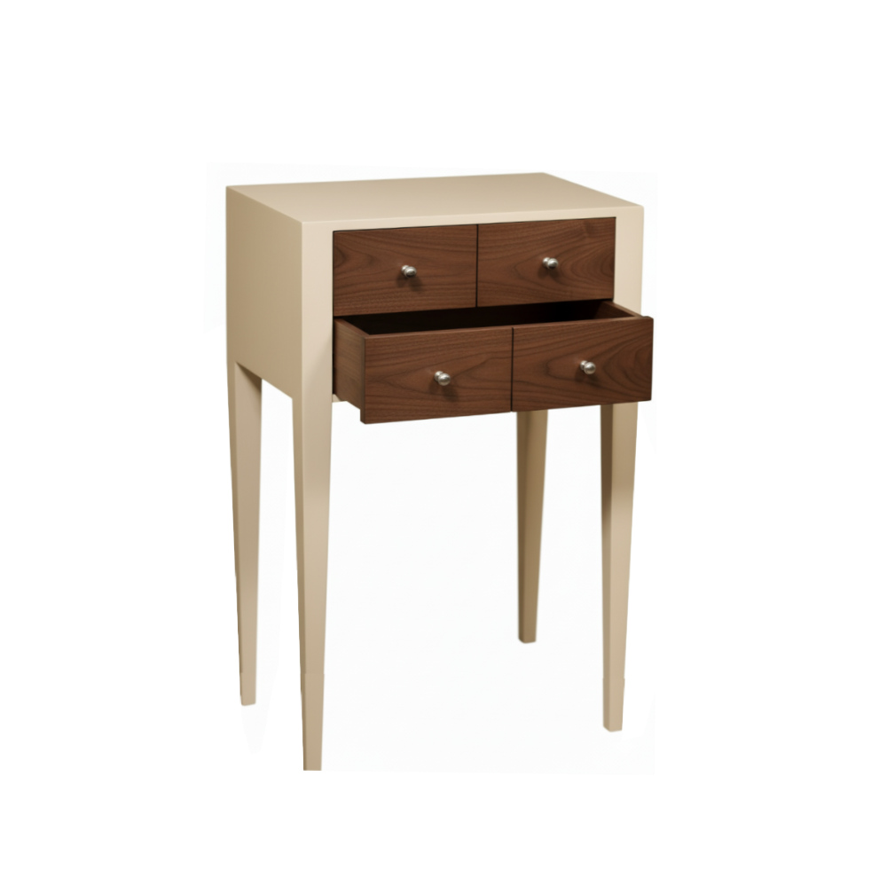 BATEL Multicolore 764 chevet 2 tiroirs 47 cm
