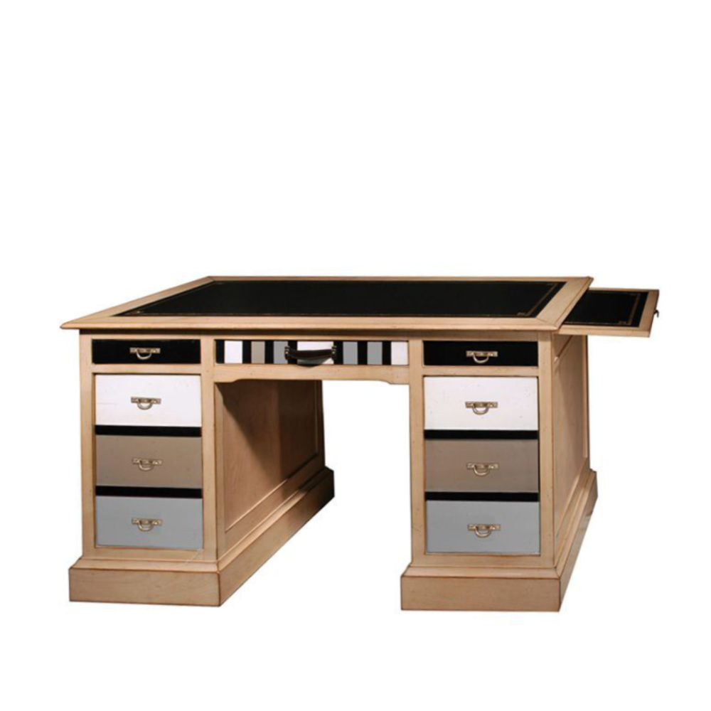BATEL HP92 bureau chêne 3 tiroirs 140 cm