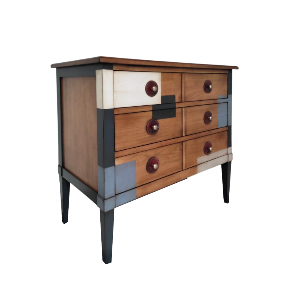Batel Trianon 655 commode 3 tiroirs bois 95 cm