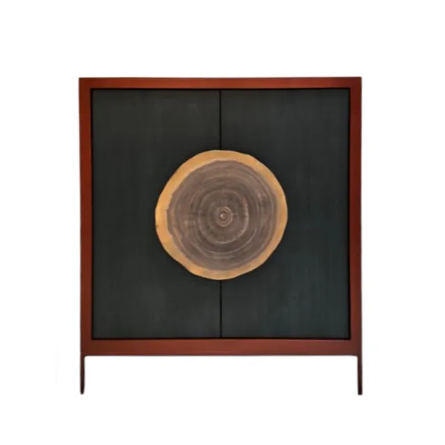BATEL Natural 124 armoirette bois 120 cm 2 portes