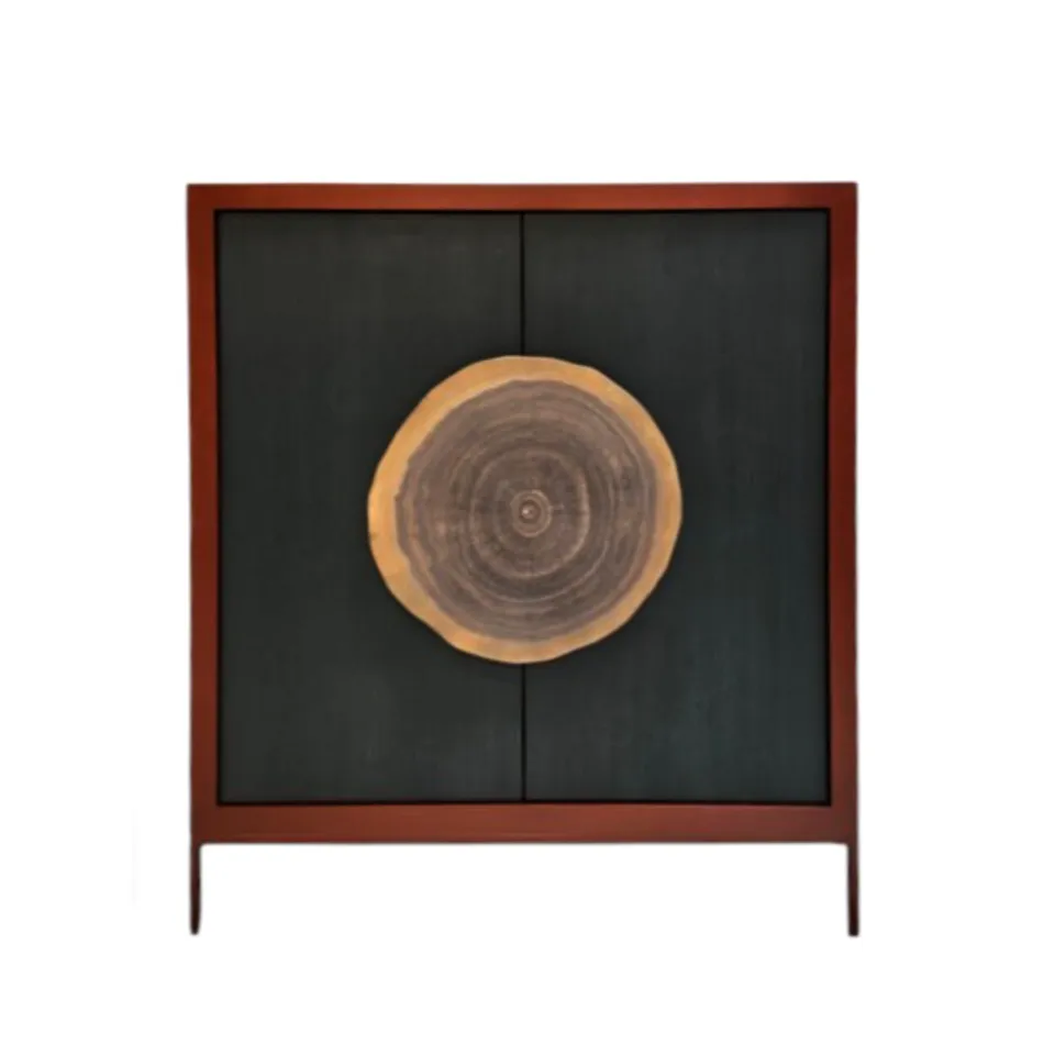 BATEL Natural 124 armoirette bois 120 cm 2 portes