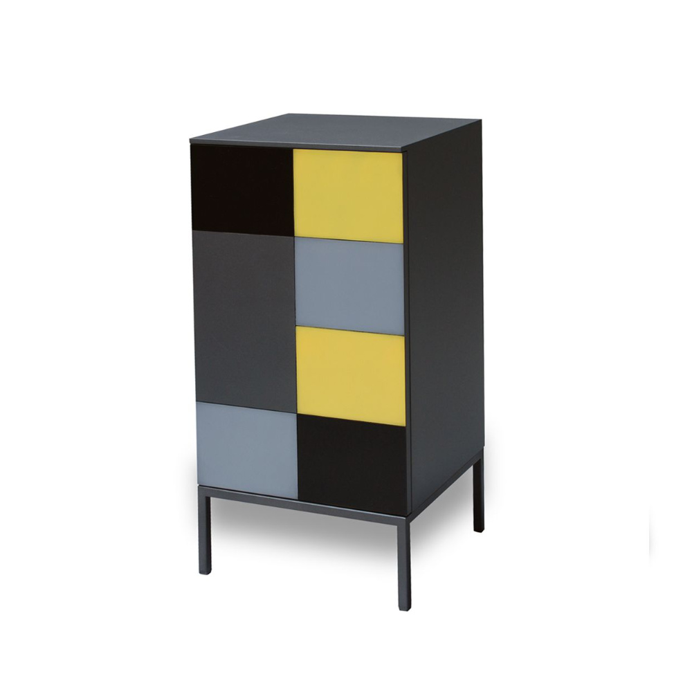 Batel Quadrik 030 chiffonnier 1 porte bois 45 cm