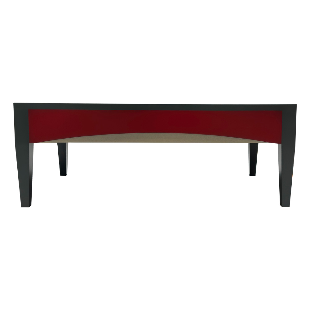 Batel Ellipse 703 table basse bois 100 cm 1 tiroir