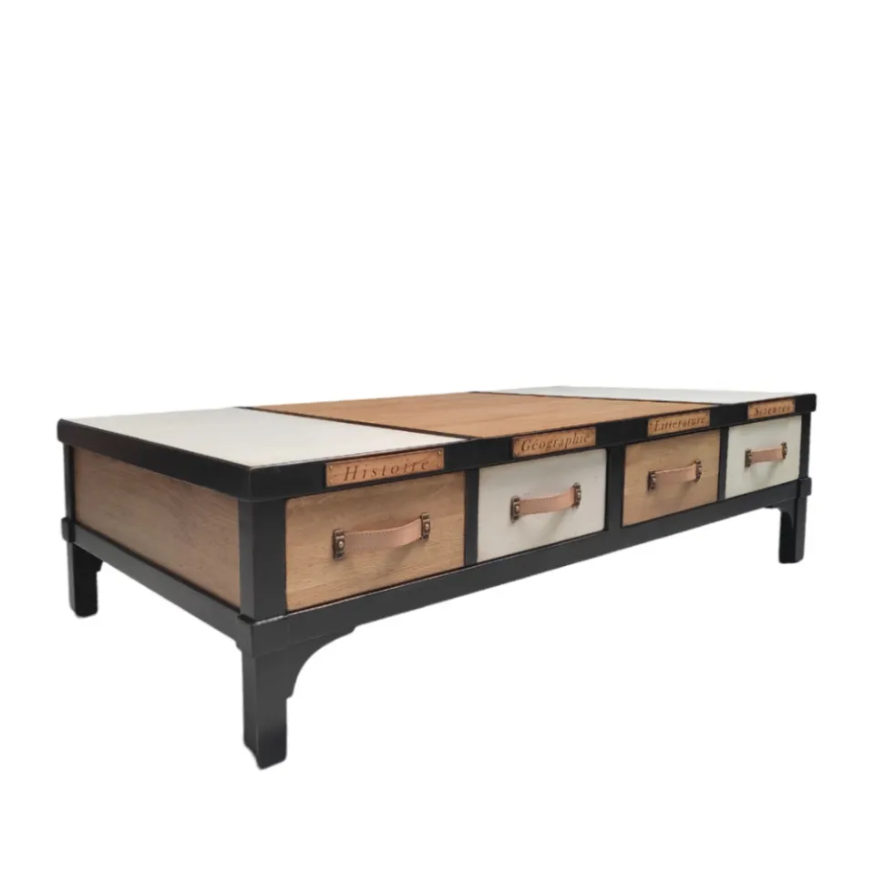 BATEL Divers 840 table basse 130x77 2 tiroirs