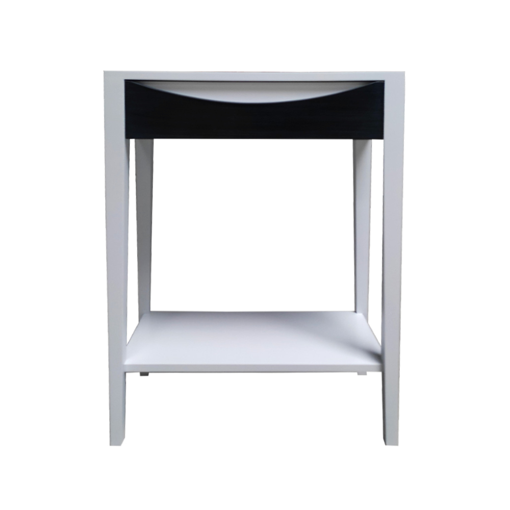 BATEL Ellipse 714T petite table 60x29 1 tiroir