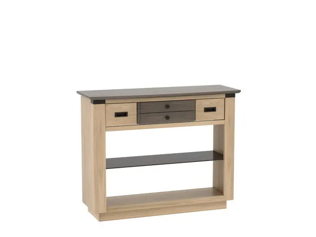 Ateliers de Langres Magellan console 1 tiroir chêne