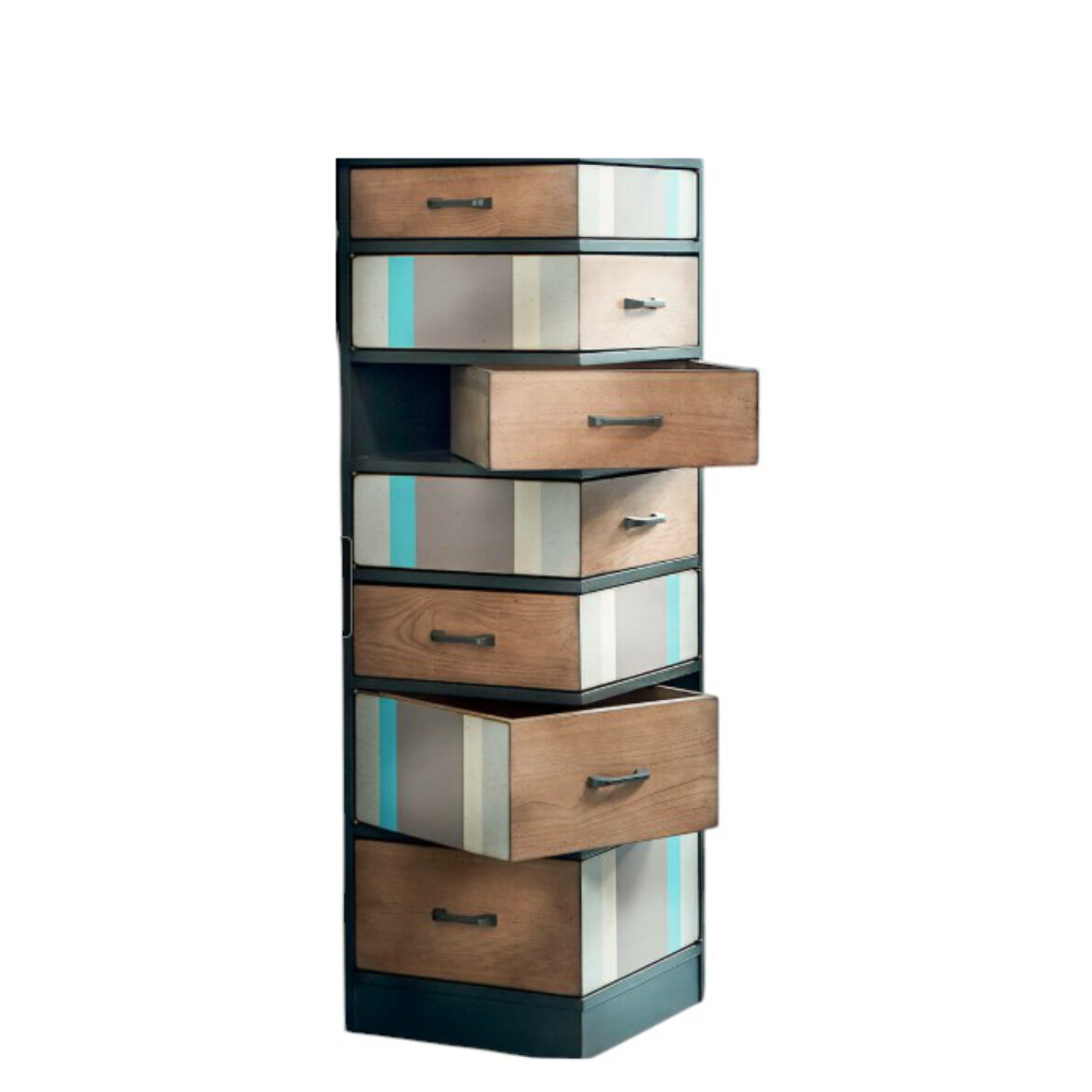 BATEL Domino CD270 semainier 7 tiroirs 45x45x145 cm
