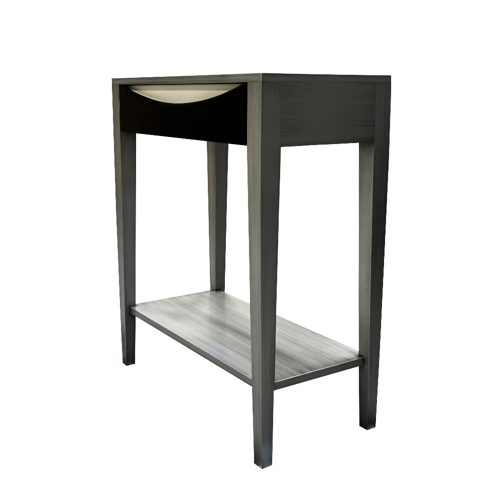 BATEL Ellipse 714T petite table 60x29 1 tiroir