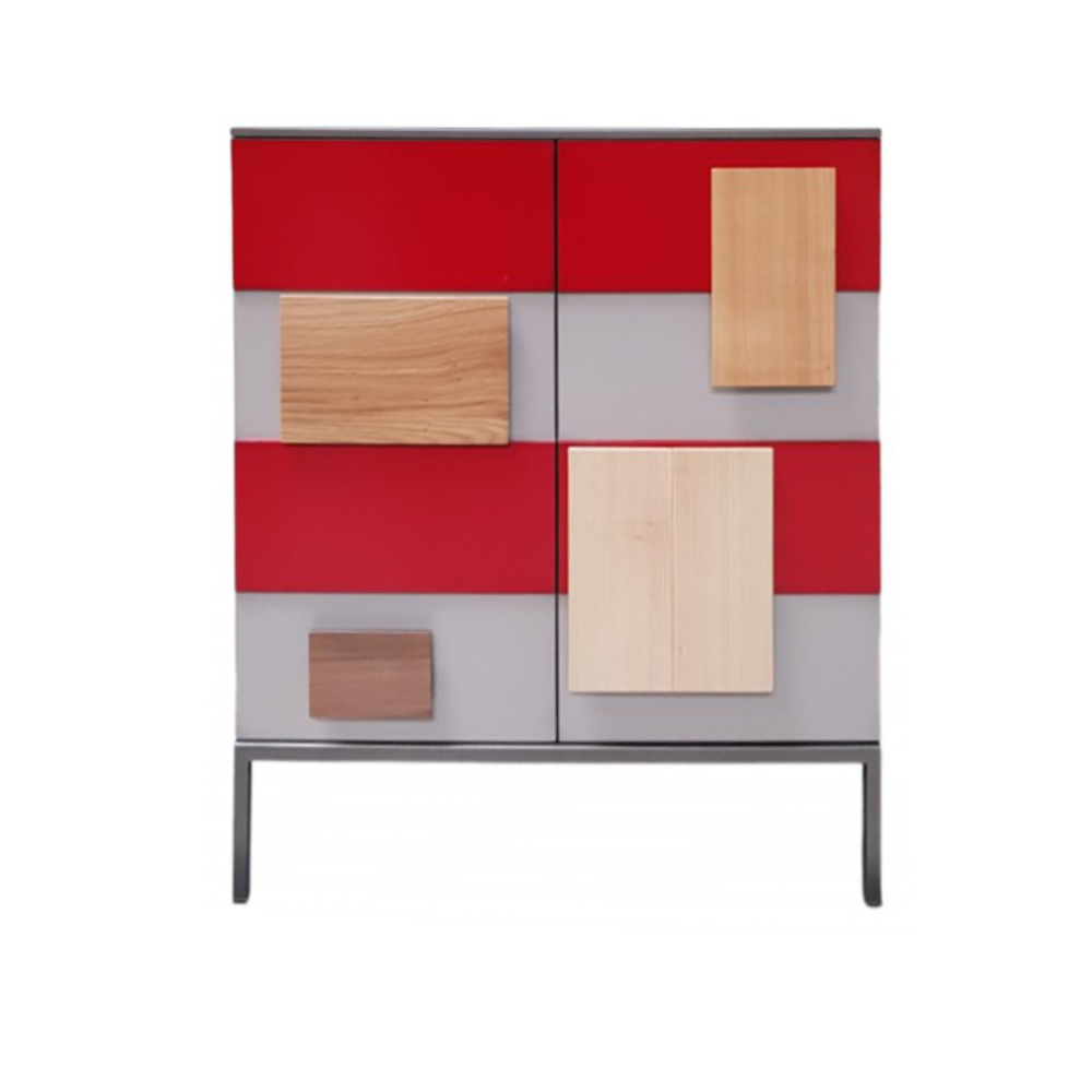 BATEL Quadrik 032 commode 2 portes 75x41 chêne