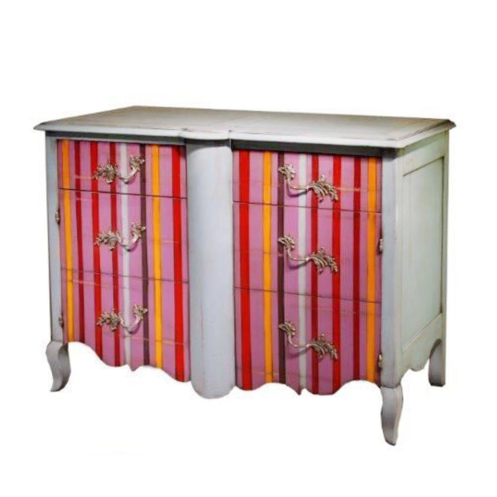 BATEL Arlequin 680 commode bois 130 cm 2 portes