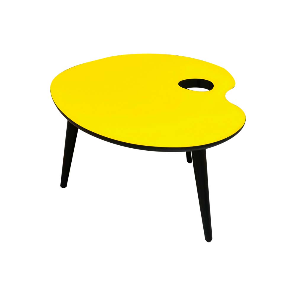 BATEL Palette 283L tables gigognes plateau laqué lot 3 bois