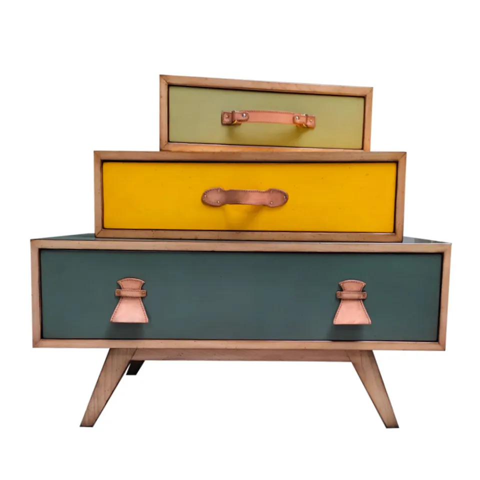 BATEL Les Voyageuses 805 commode 3 tiroirs 90x50