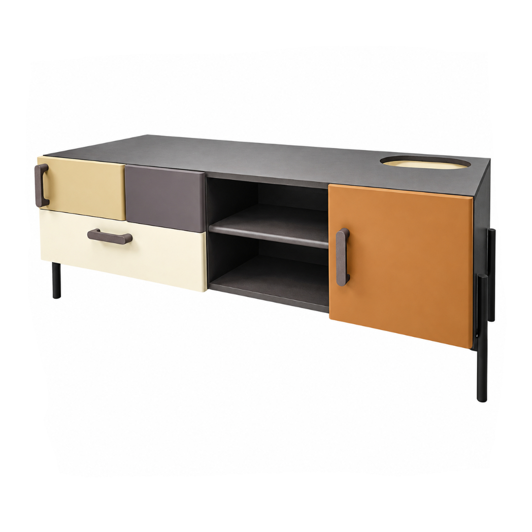 BATEL PopLine 4401 meuble TV 2 portes bois français