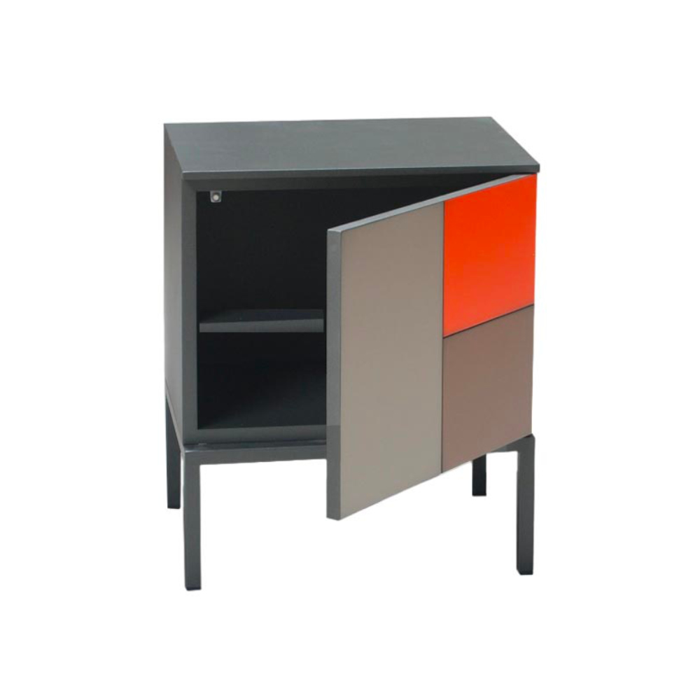Batel Quadrik 036 chevet 1 porte bois 45 cm