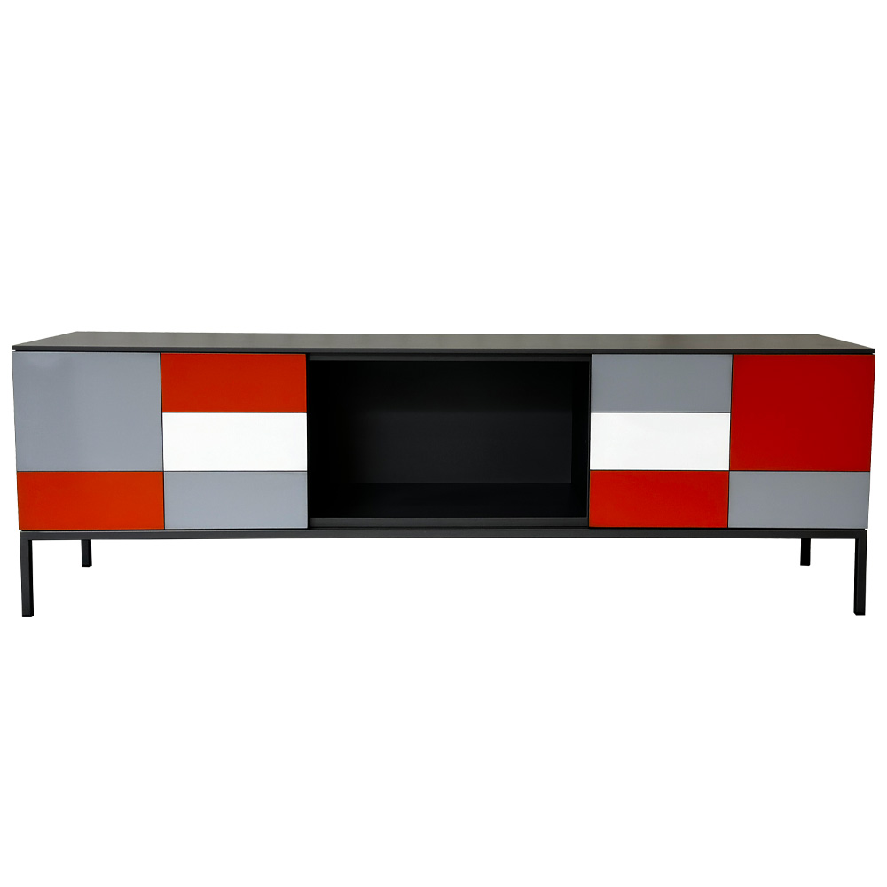 BATEL Quadrik 038 meuble TV bois 180 cm 2 portes
