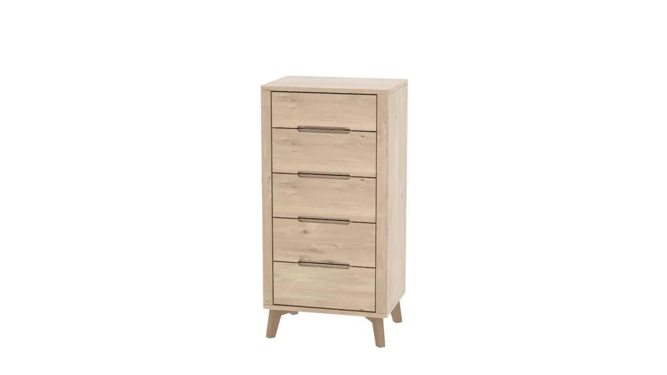 Ateliers de Langres Jade chiffonnier 1 porte 2 tiroirs chêne