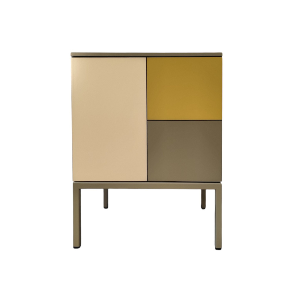 Batel Quadrik 036 chevet 1 porte bois 45 cm