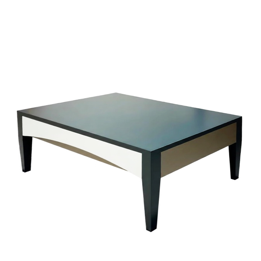 Batel Ellipse 703 table basse bois 100 cm 1 tiroir