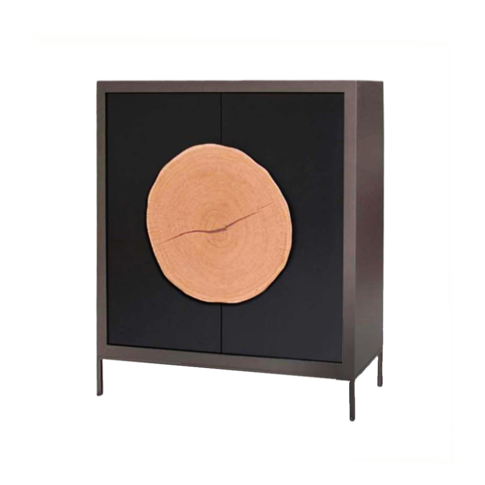 BATEL Natural 124 armoirette bois 120 cm 2 portes