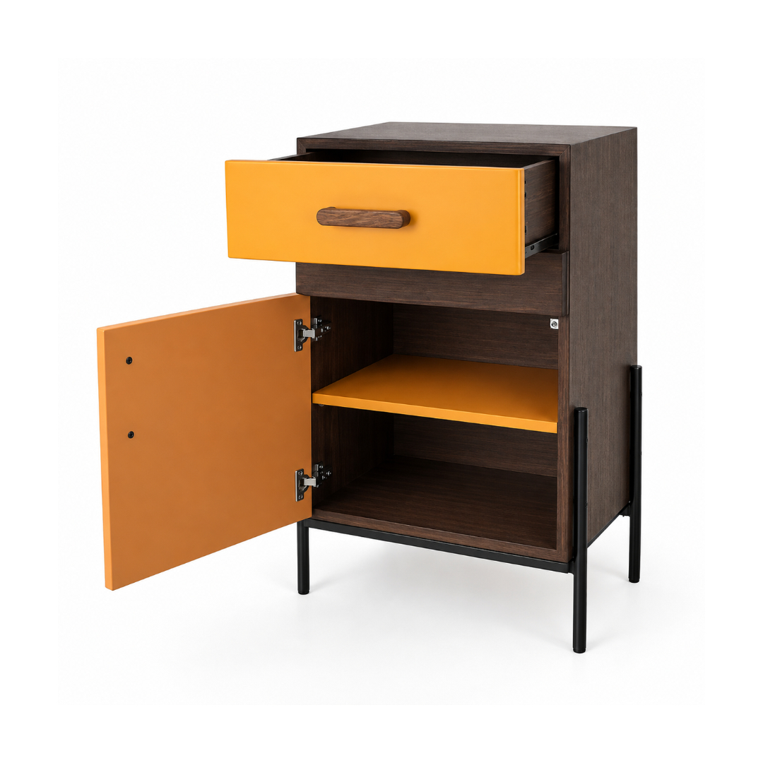 BATEL PopLine 4201 chiffonnier 1 porte bois français