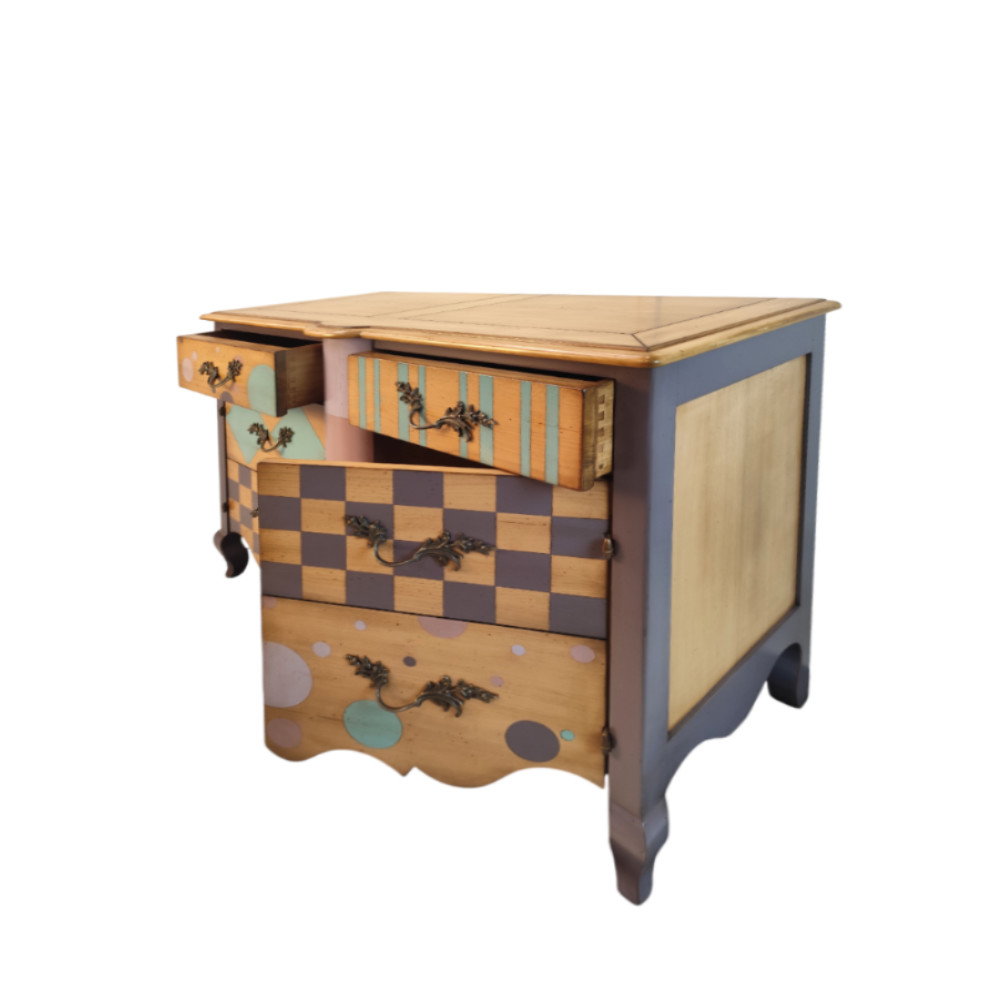 BATEL Arlequin 680 commode bois 130 cm 2 portes