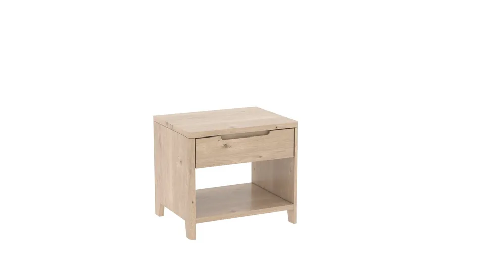 Ateliers de Langres JADE Chevet 1 tiroir 1 niche chêne massif