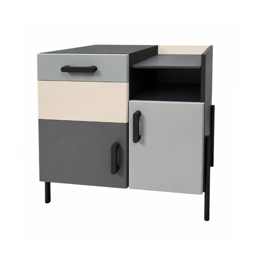 BATEL PopLine 4301 commode 80 cm 2 portes bois