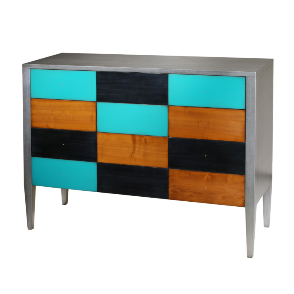 BATEL Multicolore 754 grande commode 4 tiroirs