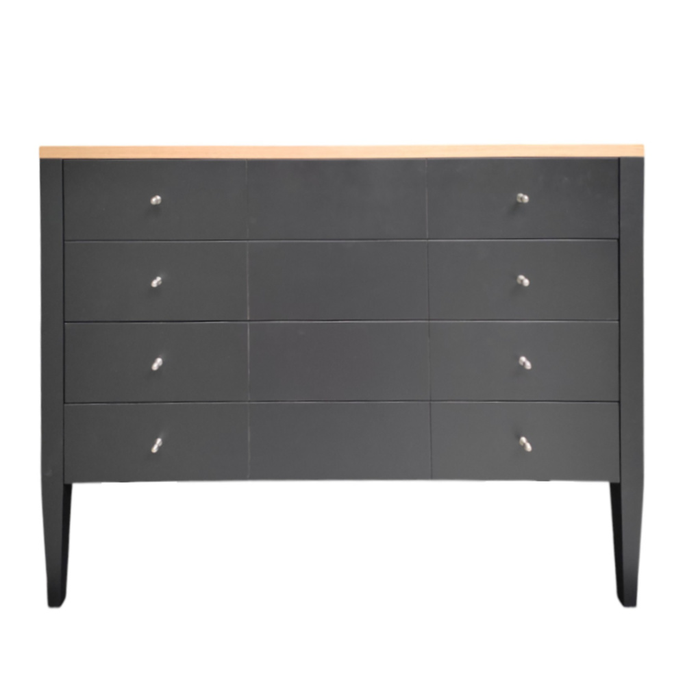 BATEL Multicolore 754P Grande commode bois 2 portes