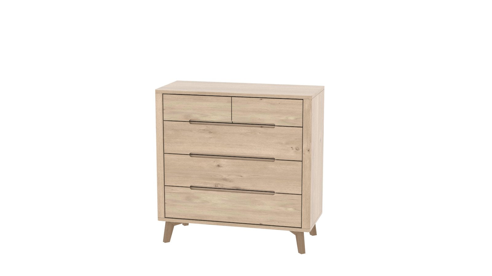 Ateliers de Langres Jade commode 4 tiroirs chêne massif