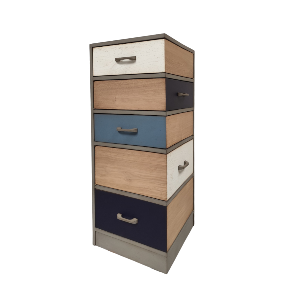 BATEL Domino CD271 chiffonnier 5 tiroirs 45 cm