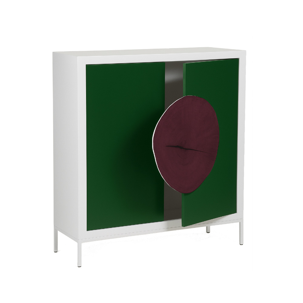 BATEL Natural 124 armoirette bois 120 cm 2 portes