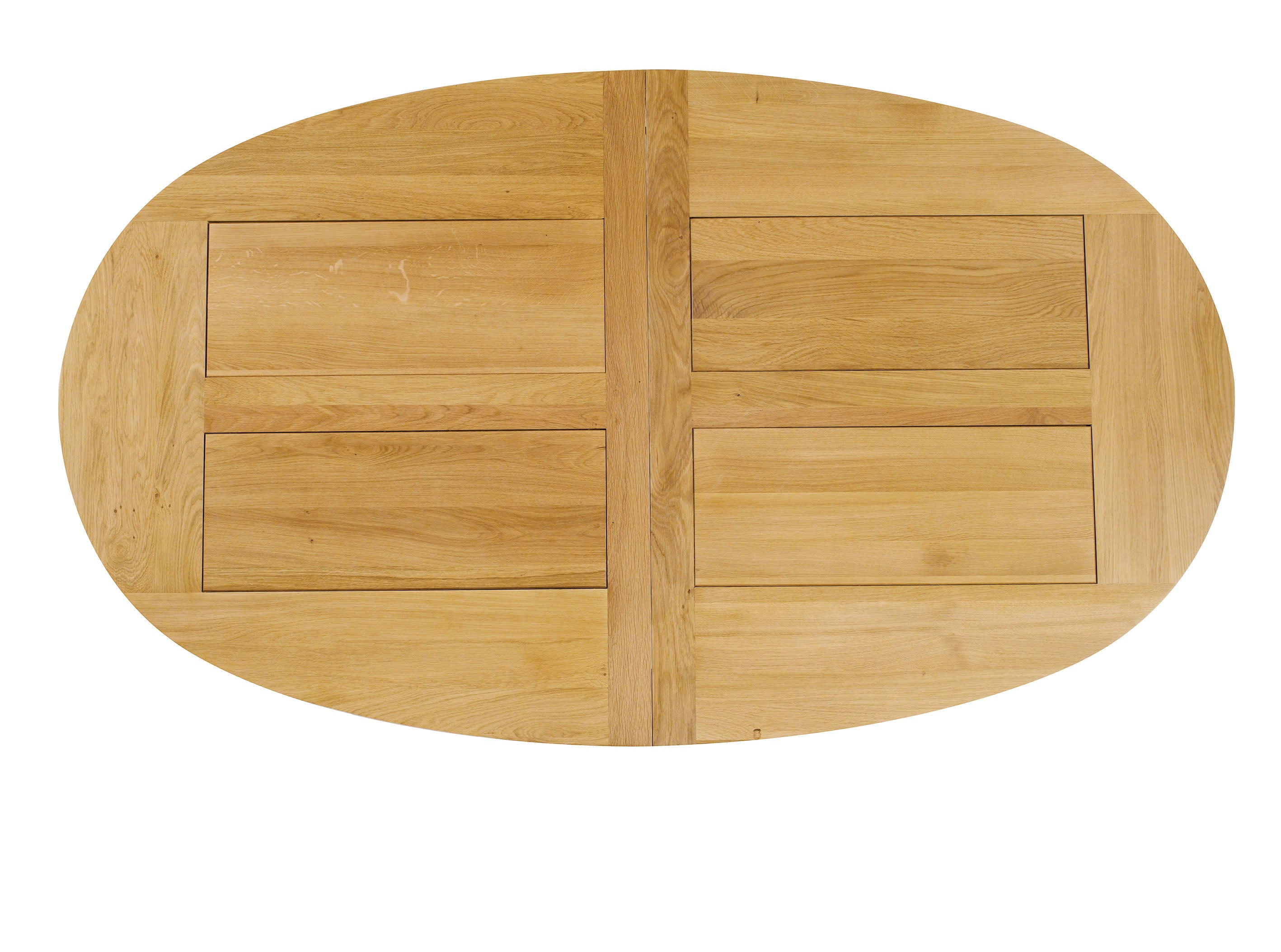 Ateliers de Langres Whitney table ovale chêne massif 1 allonge