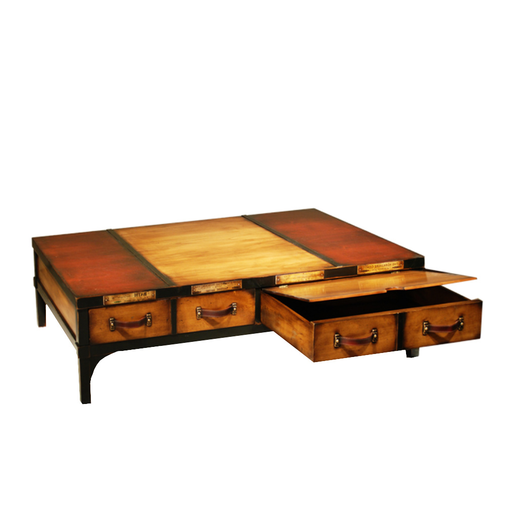BATEL Divers 840 table basse 130x77 2 tiroirs