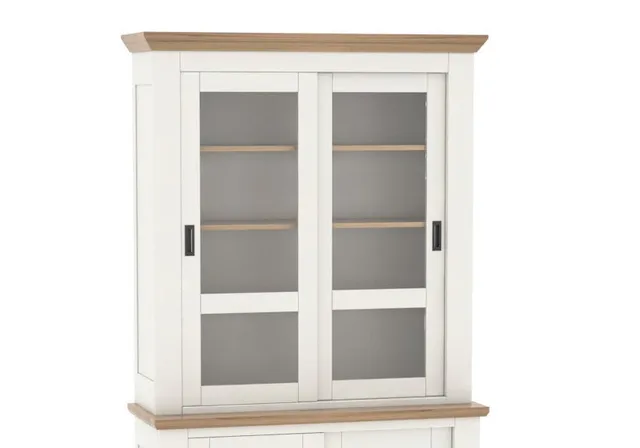 Ateliers de Langres Romance vitrine 2 corps portes coulissantes