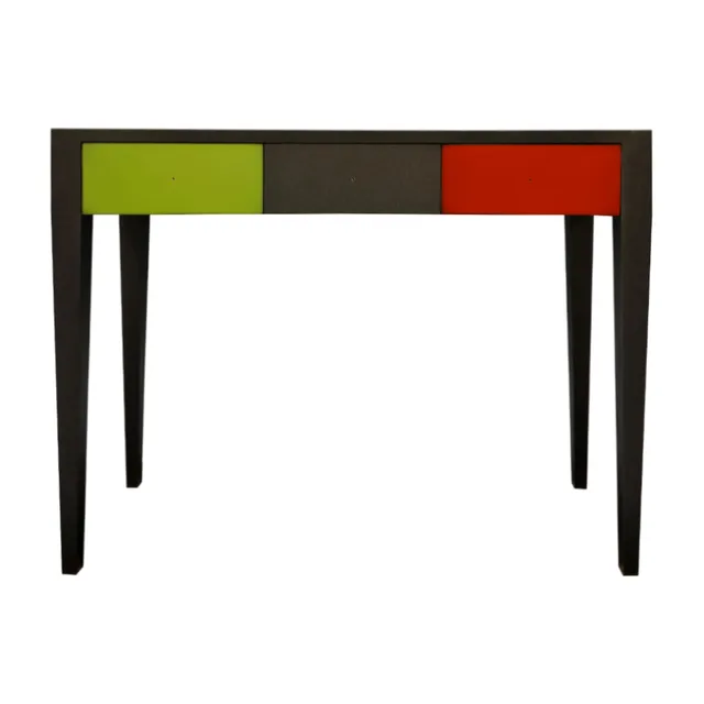 BATEL Multicolore 771 console 1 tiroir bois français