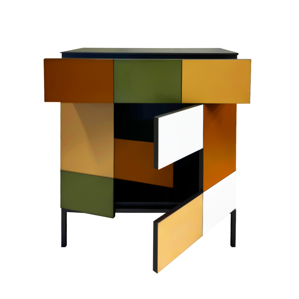 BATEL Quadrik 037 commode 2 portes 1 tiroir 75 cm