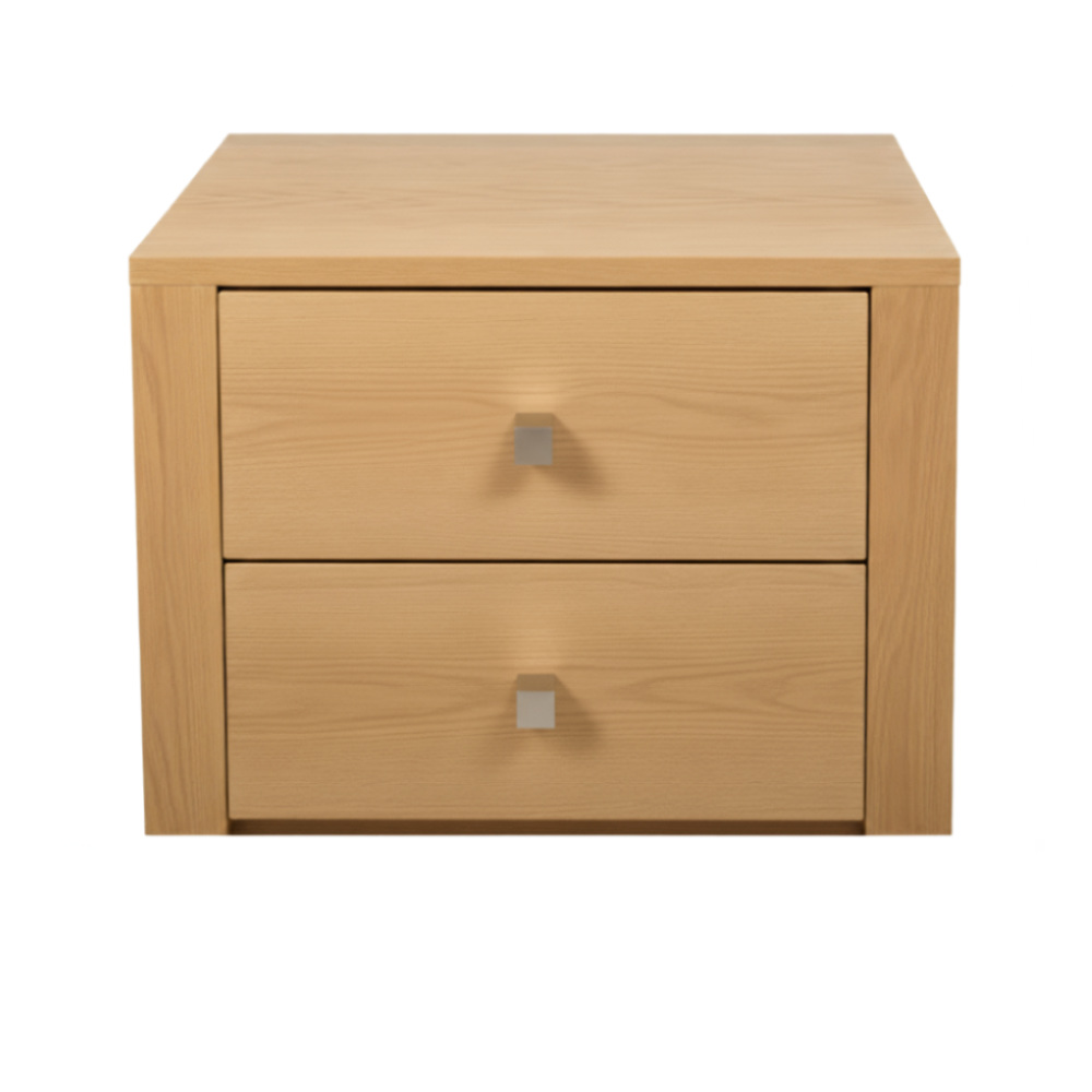 BATEL Multicolore 1002 chevet suspendu 2 tiroirs bois 35cm