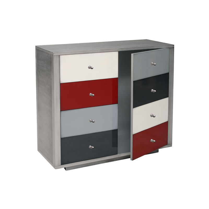 BATEL Multicolore 749 bibus commode 2 portes 100 cm