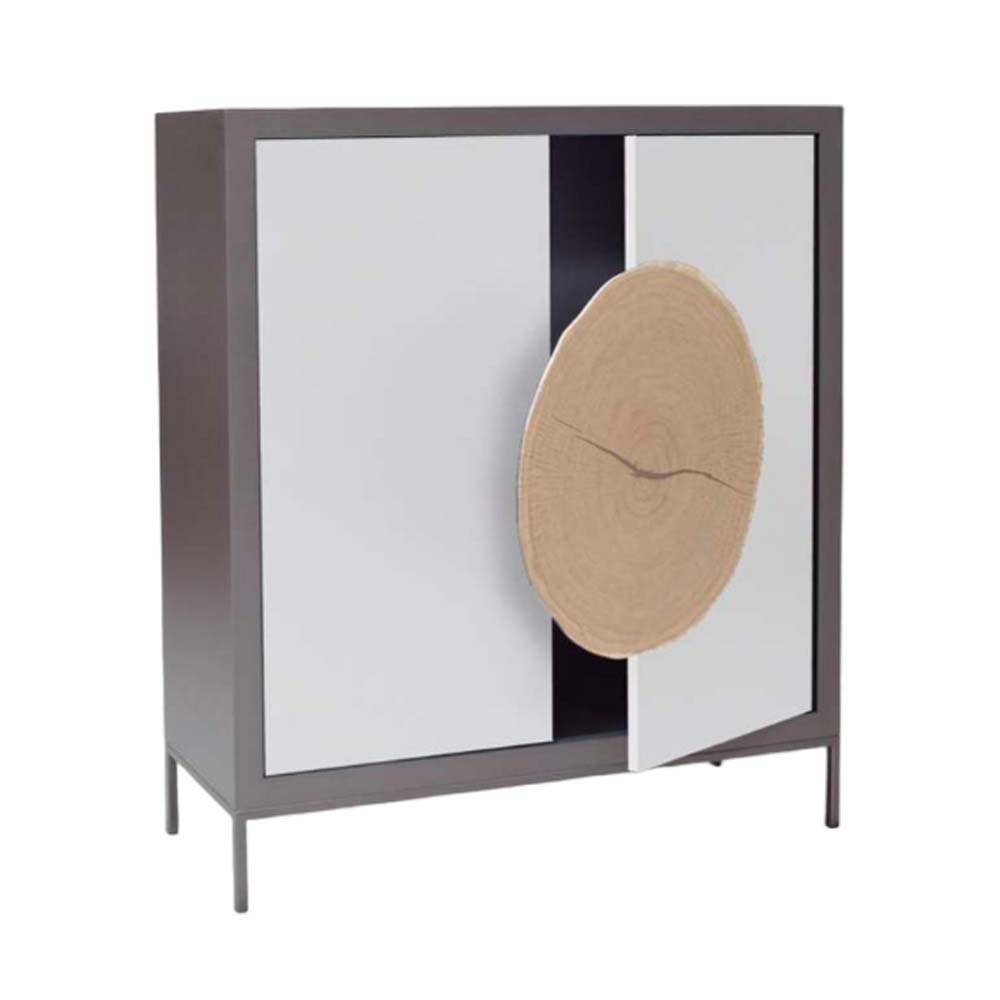 BATEL Natural 124 armoirette bois 120 cm 2 portes